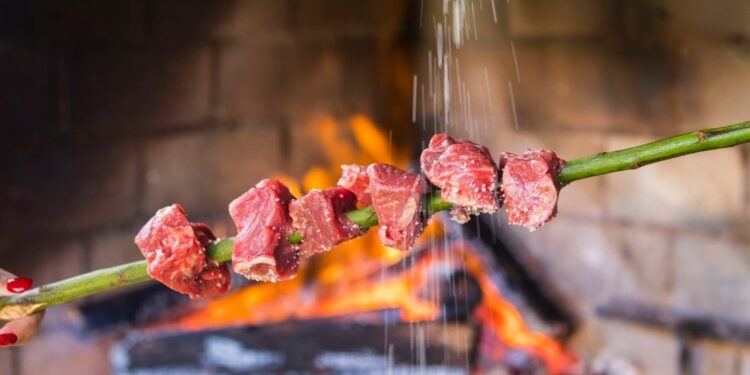 Espetada madeirense à moda antiga