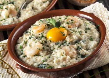 Açorda de gambas à Pescador