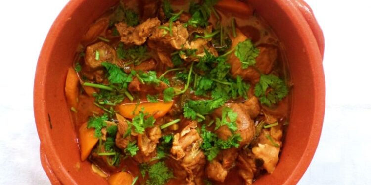 Borrego estufado à Portuguesa