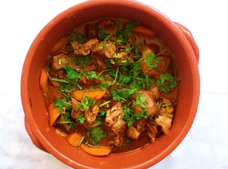 Borrego estufado à Portuguesa