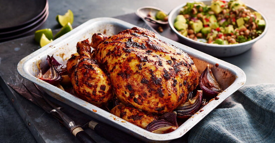 Frango com cerveja preta