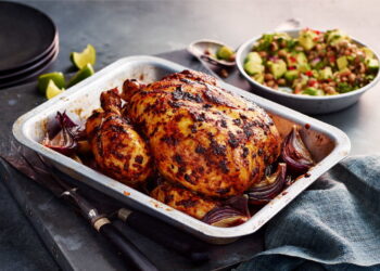 Frango com cerveja preta