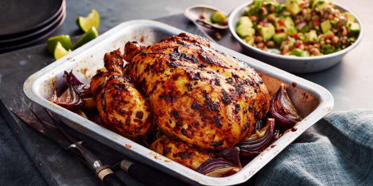 Frango com cerveja preta