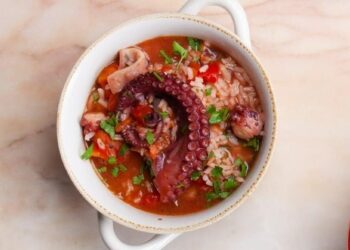 Arroz de polvo à Algarvia