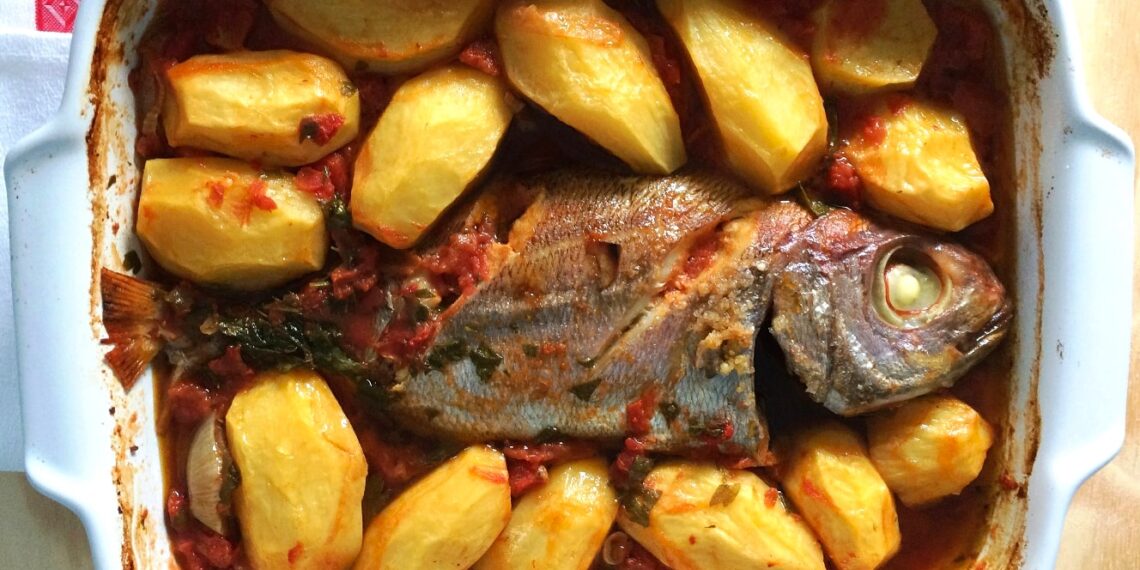 Garoupa no forno