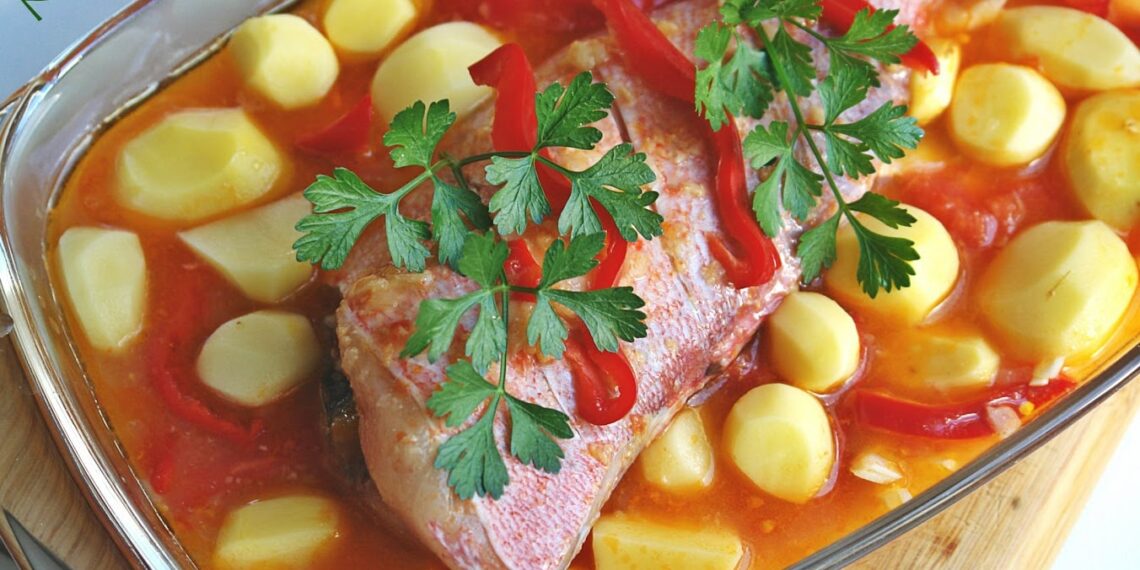 Red fish no forno