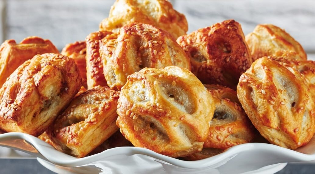 Folhados de alheira simples e fáceis