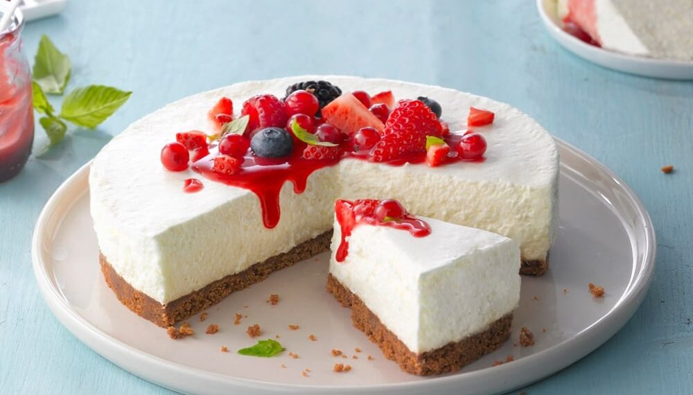 Cheesecake de frutos vermelhos