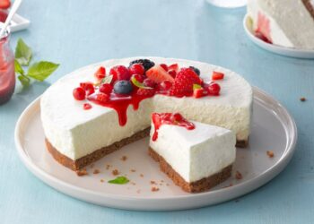 Cheesecake de frutos vermelhos