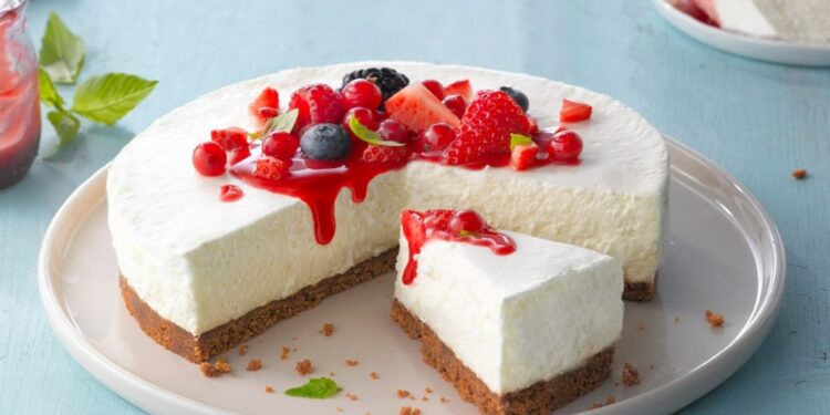 Cheesecake de frutos vermelhos