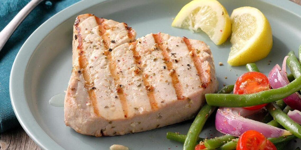 bife de atum grelhado