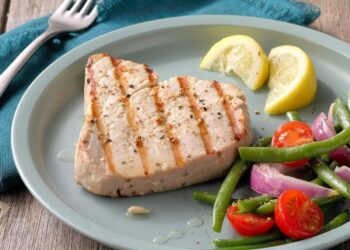 bife de atum grelhado