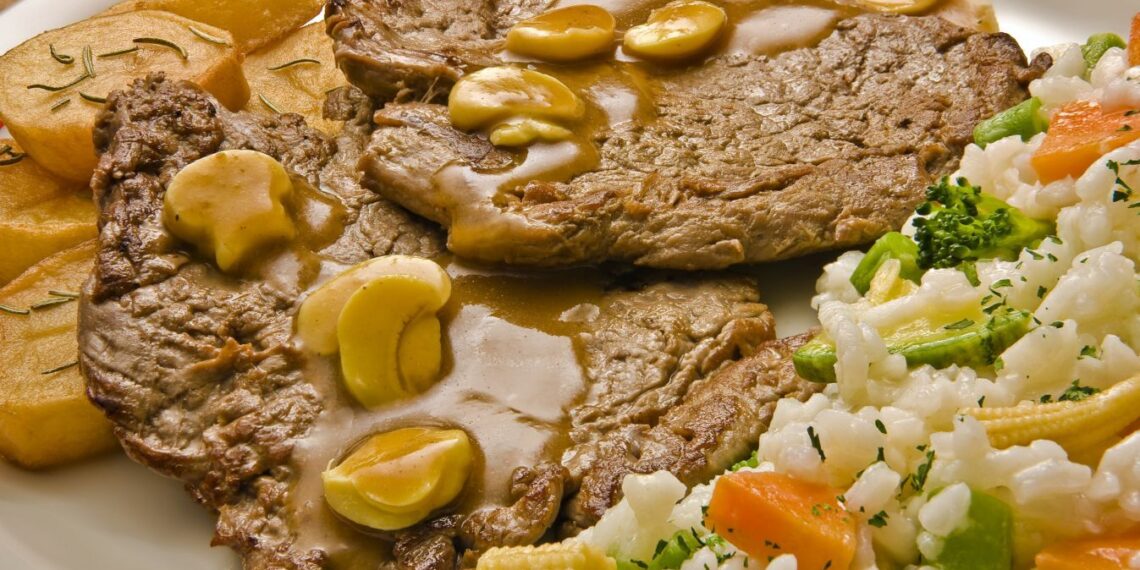 Escalopes de vitela à portuguesa