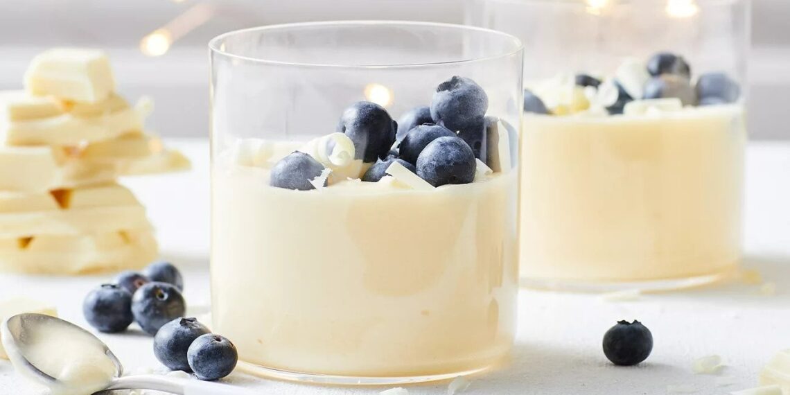 Mousse de chocolate branco