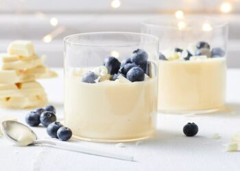 Mousse de chocolate branco