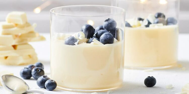 Mousse de chocolate branco