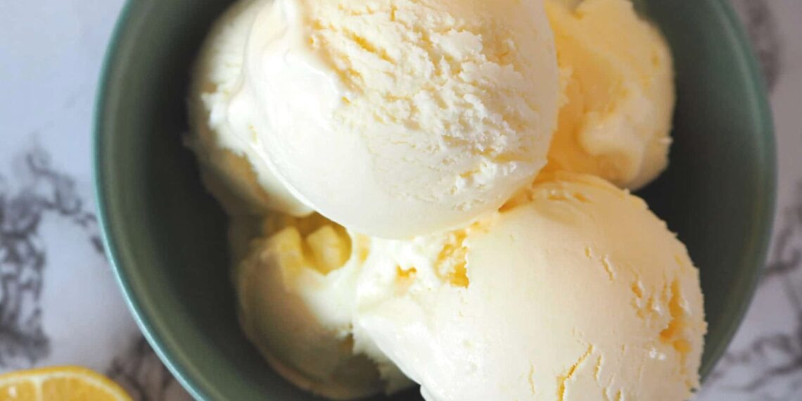 Gelado de natas fácil