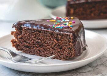 Bolo de chocolate sem ovos