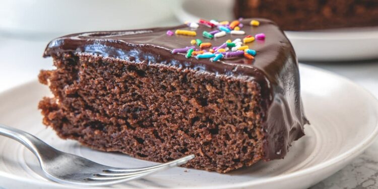 Bolo de chocolate sem ovos