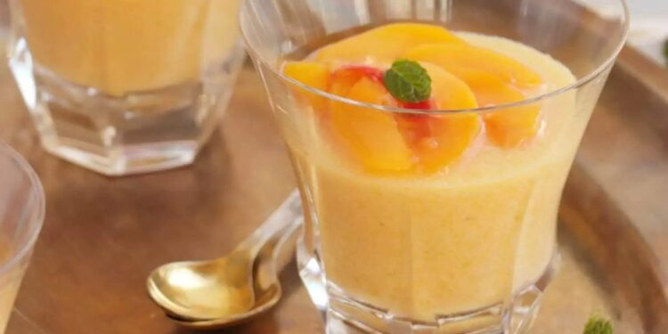 Mousse de pêssego