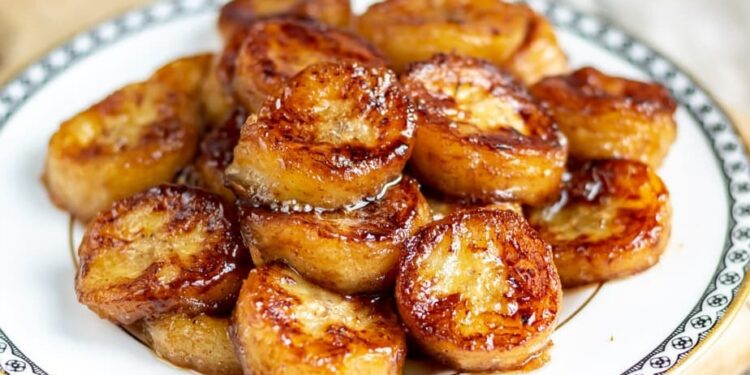 Banana frita simples e rápida