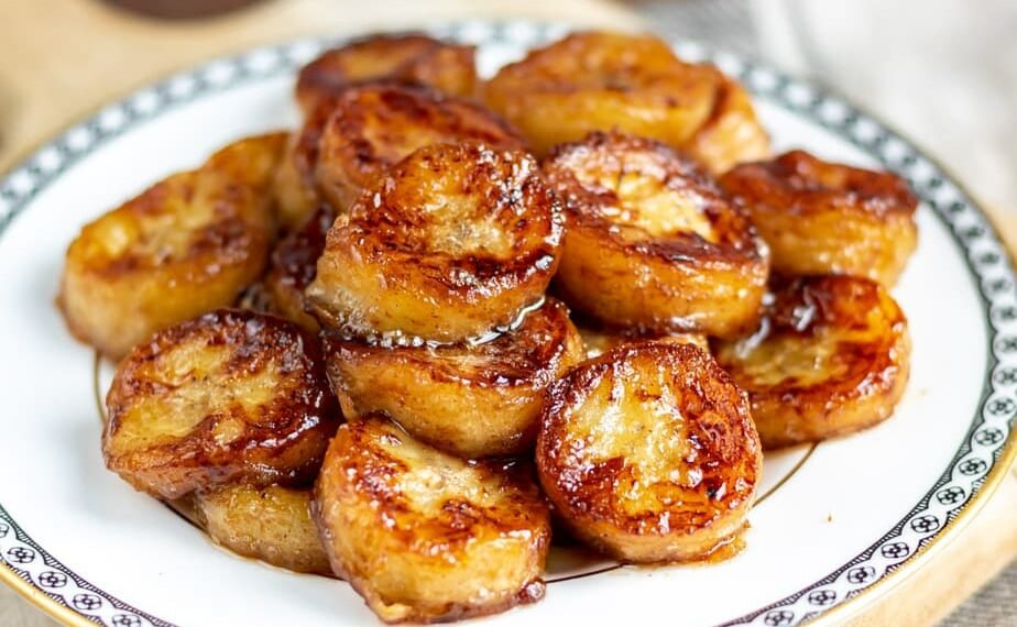 Banana frita simples e rápida