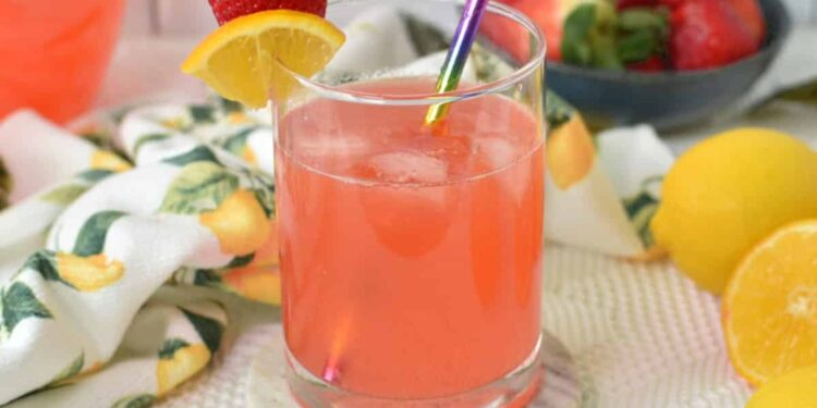 Limonada de frutos vermelhos