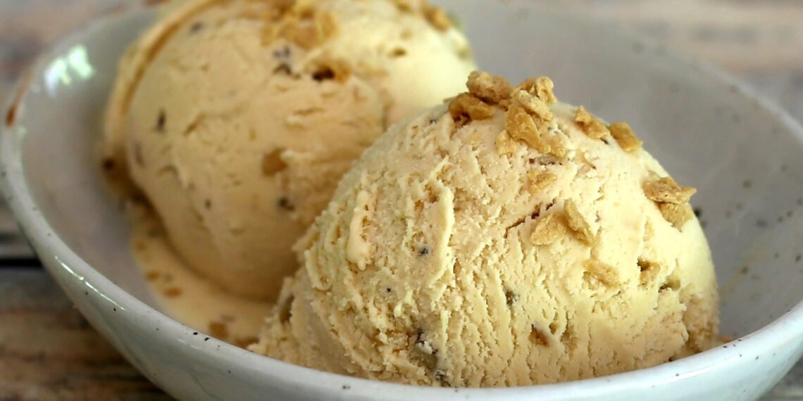 Gelado de noz fácil