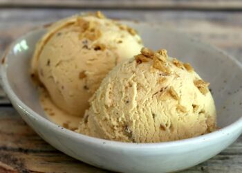 Gelado de noz fácil