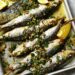 Sardinhas assadas no forno
