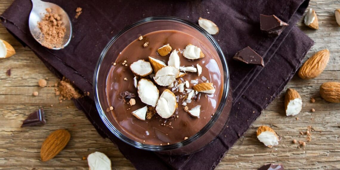 Mousse de alfarroba