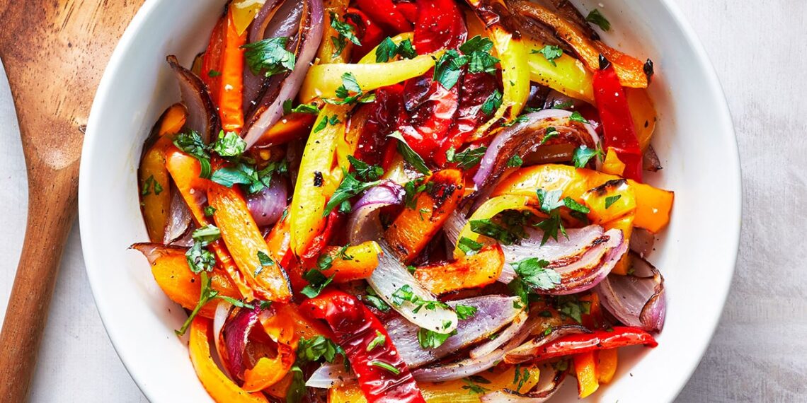 Salada de pimentos assados à portuguesa