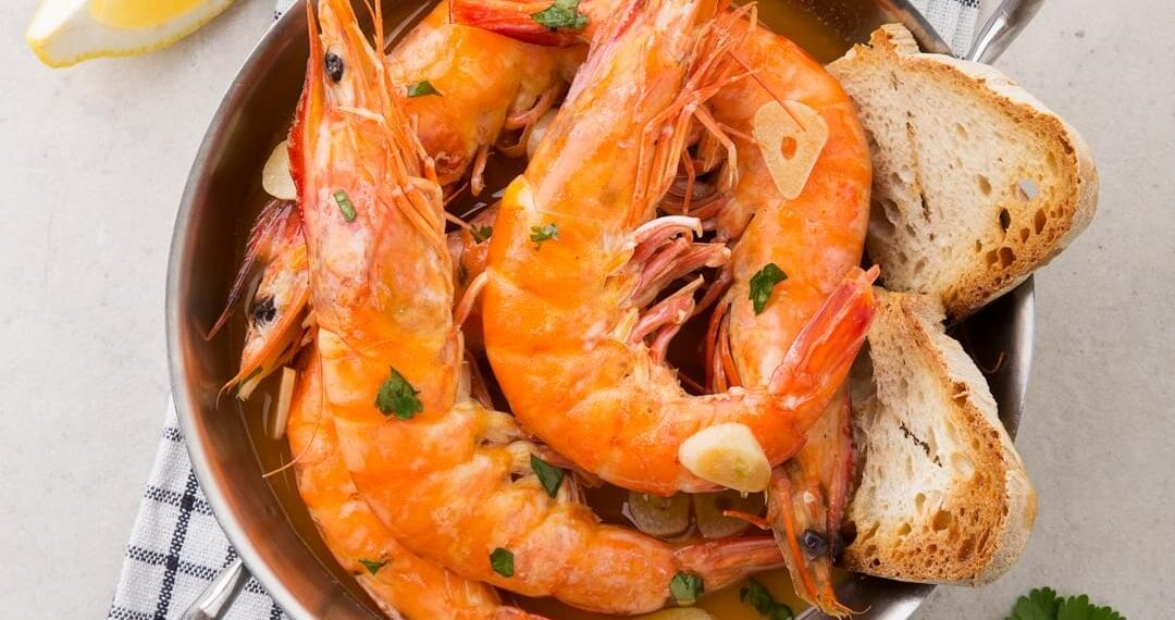 Camarão à bulhão pato