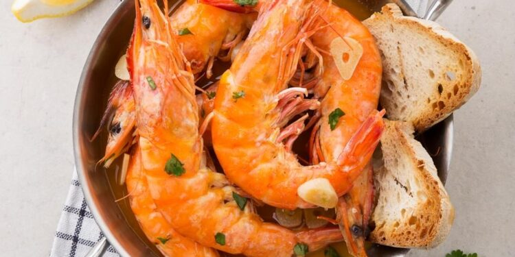 Camarão à bulhão pato