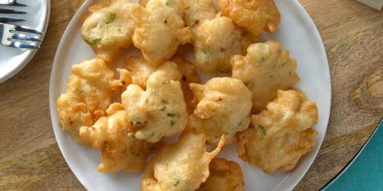 Bacalhau frito com ovo