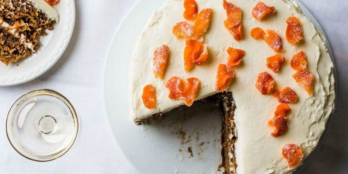 Bolo de cenoura saudável e fofo