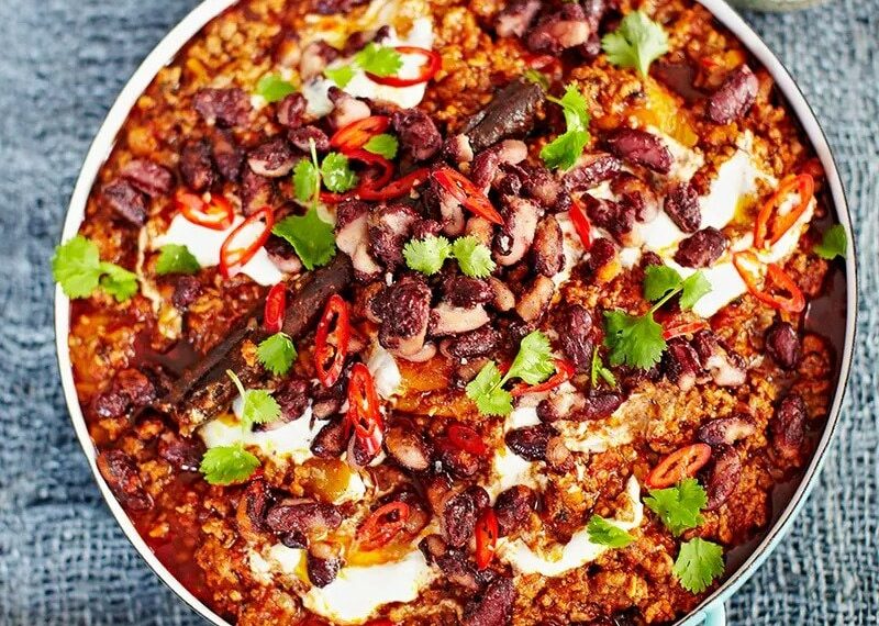 Chili com carne (receita mexicana)