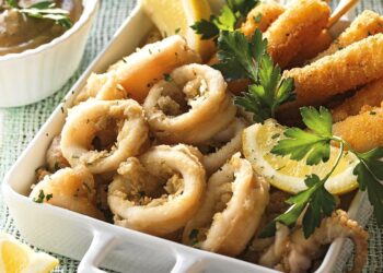 Calamares no forno