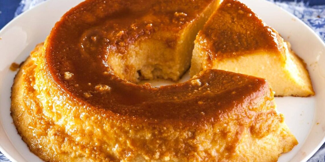 Pudim de pão tradicional à Portuguesa