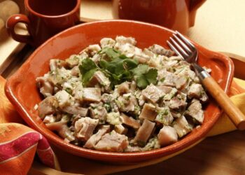 Orelha de porco à Alentejana