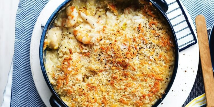 Delícias do mar no forno