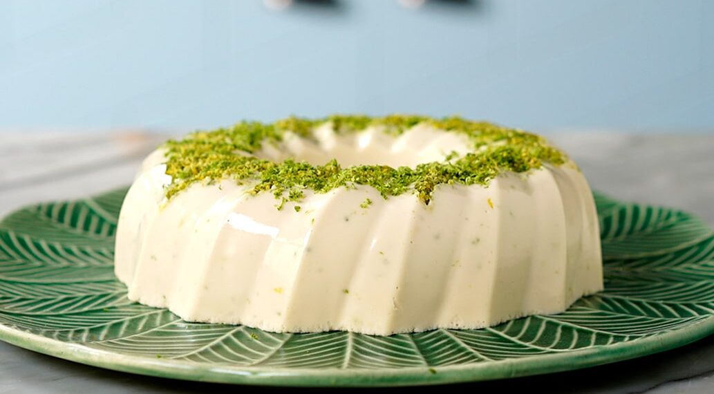 Pudim de limão cremoso