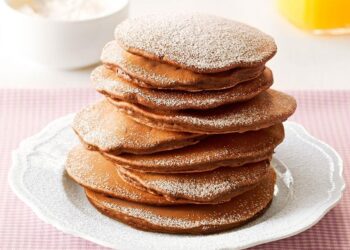 Panquecas de cacau fáceis