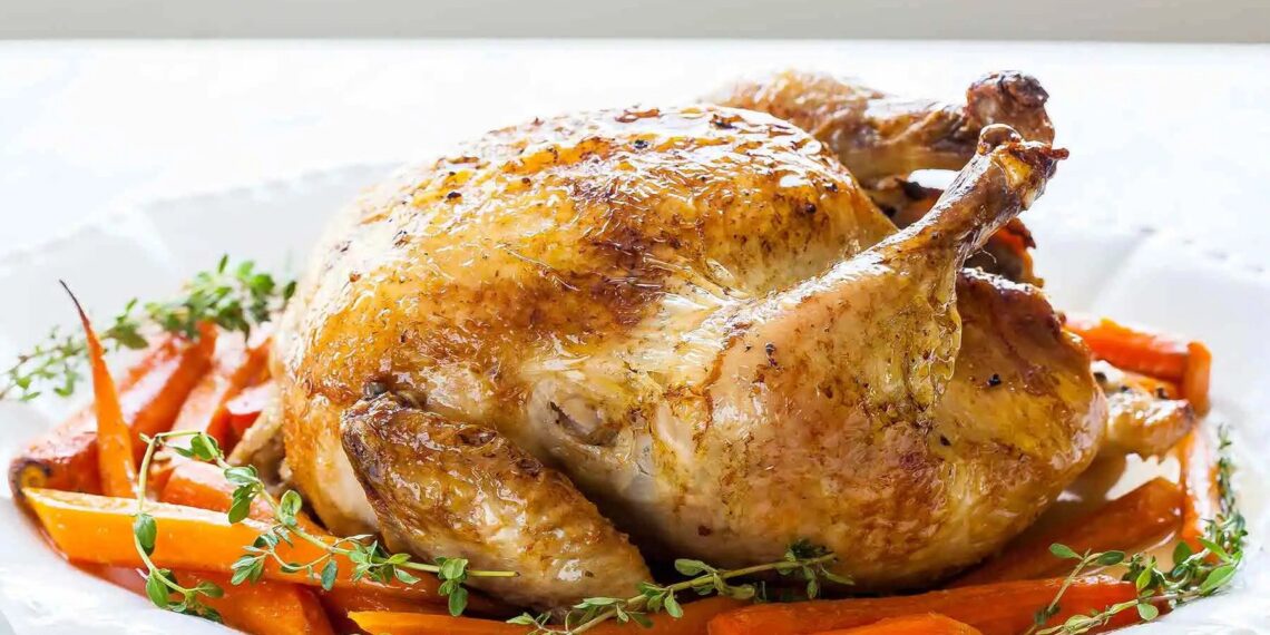Frango no forno com alecrim