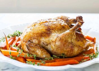 Frango no forno com alecrim