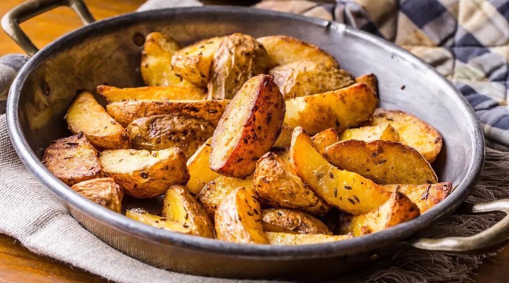 Batatas salteadas fáceis