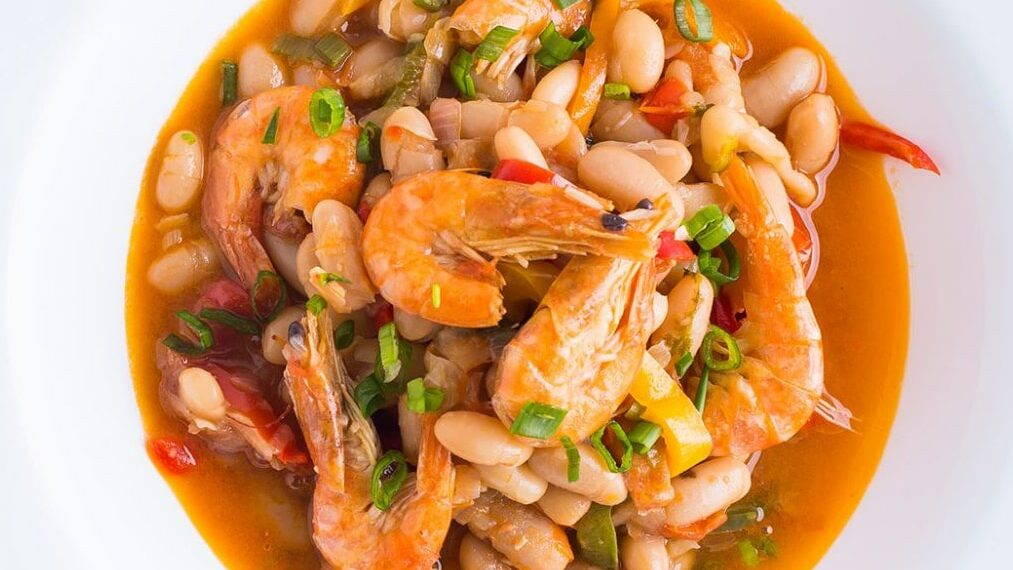 Feijoada de gambas