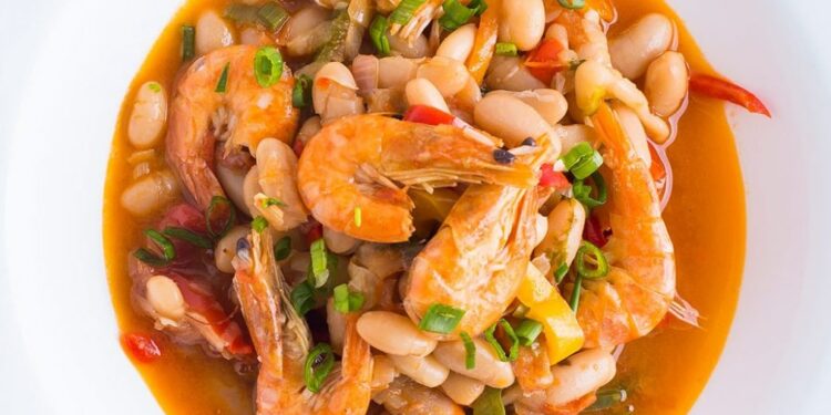 Feijoada de gambas