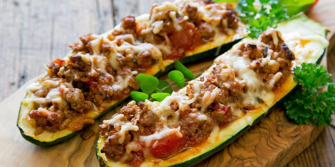 Courgettes recheadas