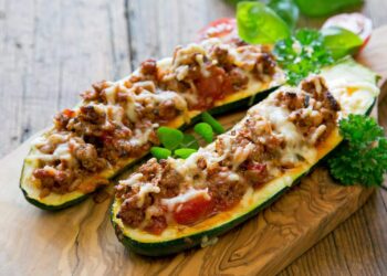 Courgettes recheadas